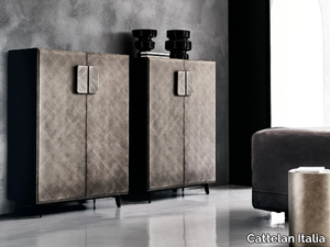 TUDOR - Wooden highboard with doors _ Cattelan Italia