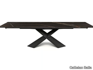 TYRON KERAMIK DRIVE - Extending rectangular ceramic table _ Cattelan Italia