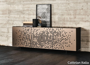 VOYAGER - Mirrored glass sideboard with doors _ Cattelan Italia