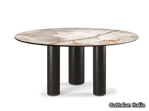 ROLL KERAMIK - Round ceramic table _ Cattelan Italia