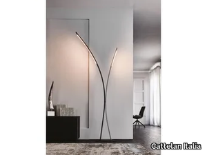 TWIN - LED steel floor lamp _ Cattelan Italia