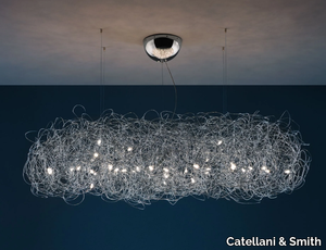 NUVOLA - LED aluminium pendant lamp _ Catellani & Smith