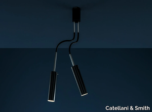 LUCENERA 206 - LED carbon fibre ceiling lamp _ Catellani & Smith