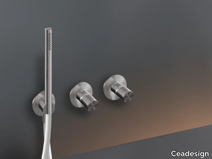 CARTESIO 54 - Set of 2 mixers for bath/shower with hand shower _ Ceadesign