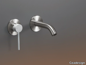 GASTONE 04 - Wall mounted mixer with spout _ Ceadesign