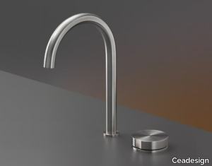 GIOTTO 21 - 2 hole hydroprogressive washbasin mixer with adjustable spout _ Ceadesign