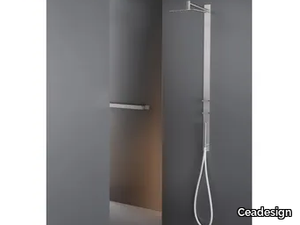 BAR 02 - Shower set with adjustable shower head and hand shower _ Ceadesign