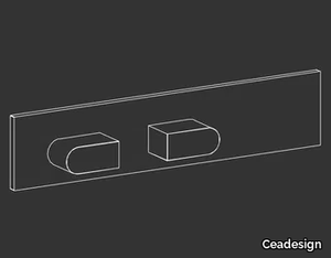 SIXTY 45 - Wall mounted set of 2 shut-off valves _ Ceadesign