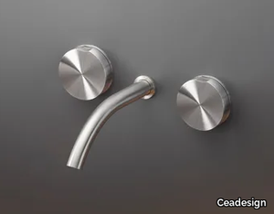 GIOTTO 14 - Wall mounted set of 2 individual taps _ Ceadesign