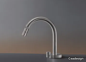 GIOTTO 23 - Hydroprogressive washbasin mixer with adjustable spout _ Ceadesign