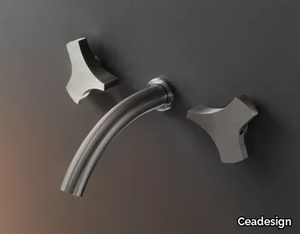 ZIQQ 08 - Wall mounted set of 2 individual taps _ Ceadesign