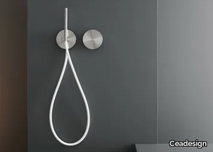 CIR 04 - Dual lever wall mounted mixer with hand shower _ Ceadesign