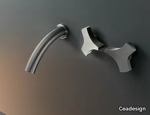 ZIQQ 04 - Wall mounted set of 2 individual taps _ Ceadesign