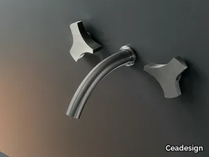 ZIQQ 07 - Wall mounted set of 2 individual taps _ Ceadesign