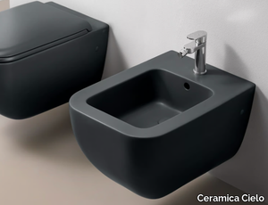 SHUI COMFORT - Wall-hung ceramic bidet _ Ceramica Cielo