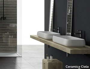 SHUI - Countertop ceramic washbasin _ Ceramica Cielo