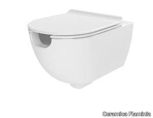 APP SOLUTION - Wall-hung ceramic toilet with bidet _ Ceramica Flaminia