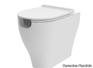 APP SOLUTION - Floor mounted ceramic toilet with bidet _ Ceramica Flaminia