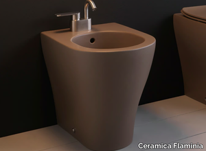 APP - Floor mounted ceramic bidet _ Ceramica Flaminia