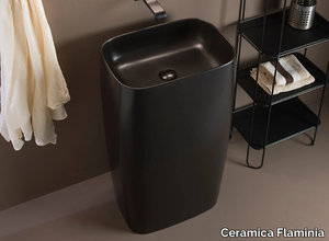 MONOFLAG - Freestanding ceramic washbasin _ Ceramica Flaminia