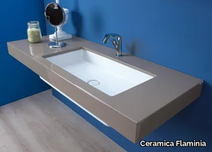 MINIWASH - Undermount ceramic washbasin _ Ceramica Flaminia