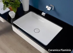 MINIWASH - Rectangular ceramic washbasin _ Ceramica Flaminia