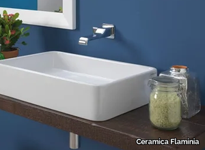 MINIWASH - Rectangular ceramic washbasin _ Ceramica Flaminia