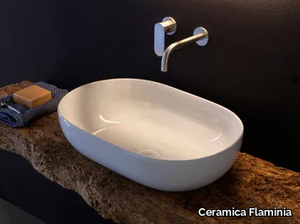 APP - Countertop oval ceramic washbasin _ Ceramica Flaminia