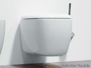 MONO' - Wall-hung ceramic toilet _ Ceramica Flaminia