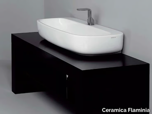 MONO' - Countertop ceramic washbasin _ Ceramica Flaminia