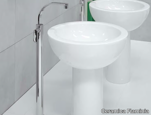 ONE - Single handle floor standing washbasin mixer _ Ceramica Flaminia