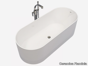 OVAL - Oval Pietraluce® bathtub _ Ceramica Flaminia