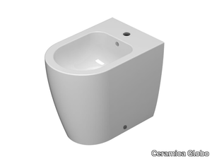 MODE - ME009 - Floor mounted back to wall ceramic bidet _ Ceramica Globo