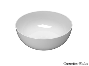 T-EDGE - B6T42 - Countertop single Globothin® washbasin _ Ceramica Globo