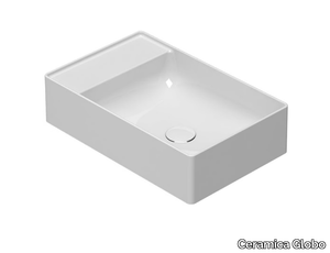 T-EDGE - TE055 - Countertop Globothin® washbasin _ Ceramica Globo