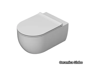 MODE - MES02 - Wall-hung rimless ceramic toilet _ Ceramica Globo