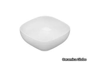 T-EDGE - B6Q25 - Single countertop Globothin® washbasin _ Ceramica Globo