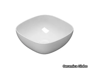 T-EDGE - B6Q38 - Countertop single Globothin® washbasin _ Ceramica Globo