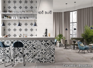 SWING - Porcelain stoneware wall/floor tiles with encaustic effect _ Ceramica Rondine