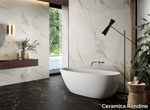 CANOVA LASTRE - Porcelain stoneware wall/floor tiles with marble effect _ Ceramica Rondine