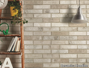 LONDON - Porcelain stoneware wall/floor tiles with brick effect _ Ceramica Rondine