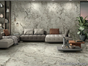 ANIMA WONDER GLACIER - Porcelain stoneware wall/floor tiles with marble effect _ Ceramiche Caesar