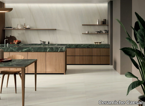 ANIMA WONDER SNOW - Porcelain stoneware wall/floor tiles with marble effect _ Ceramiche Caesar