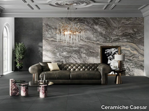 SLAB2 DARK - Porcelain stoneware wall/floor tiles _ Ceramiche Caesar