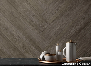 MEET ECLECTIC BROWN - Porcelain stoneware wall/floor tiles with wood effect _ Ceramiche Caesar