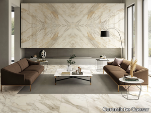 ANIMA EVER APUAN GOLD - Porcelain stoneware wall/floor tiles with marble effect _ Ceramiche Caesar