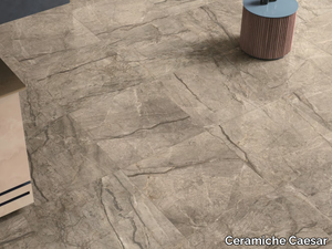 ANIMA FUTURA AMAZING SILVER - Porcelain stoneware wall/floor tiles with marble effect _ Ceramiche Caesar