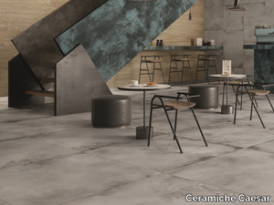 ALCHEMY ARGENT - Porcelain stoneware wall/floor tiles with metal effect _ Ceramiche Caesar