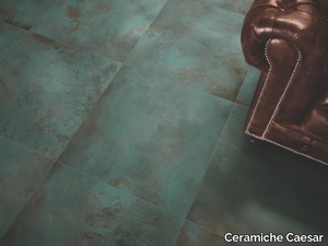 ALCHEMY MINT - Porcelain stoneware wall/floor tiles with metal effect _ Ceramiche Caesar