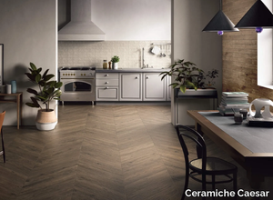 ARTHIS OLEUM - Porcelain stoneware wall/floor tiles with wood effect _ Ceramiche Caesar